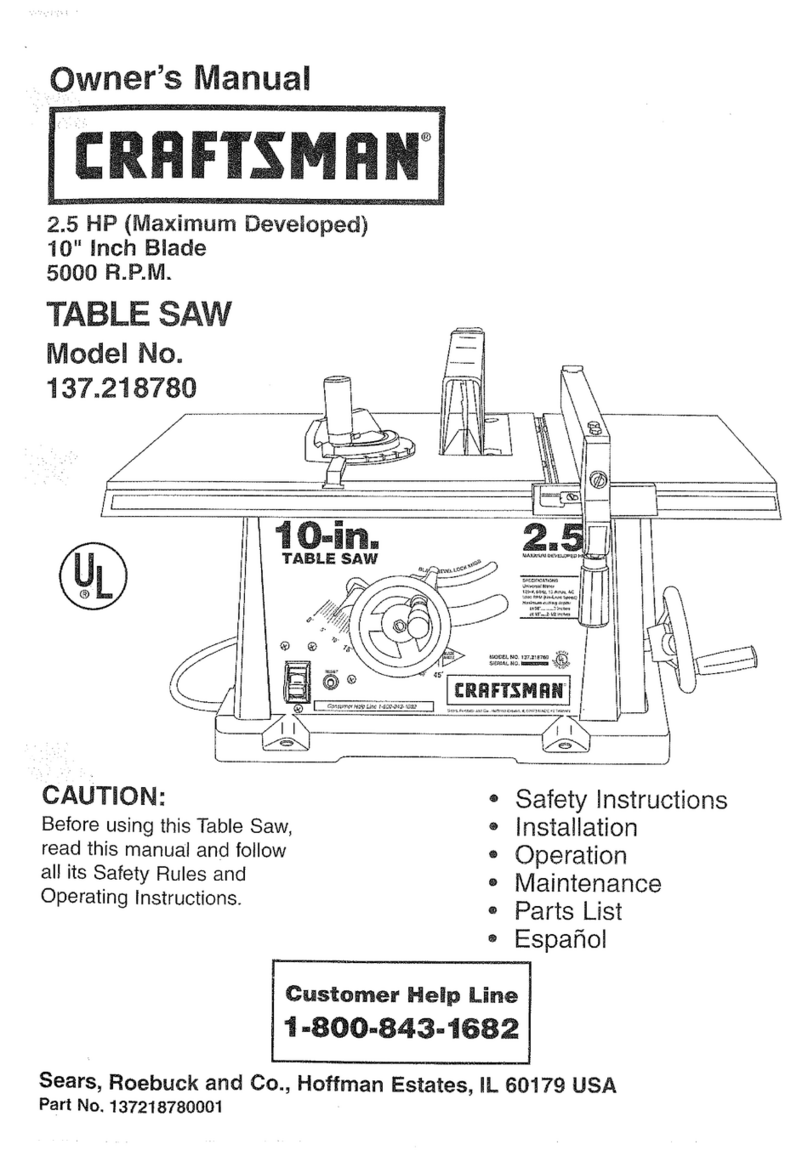 Craftsman 137.218780 User manual