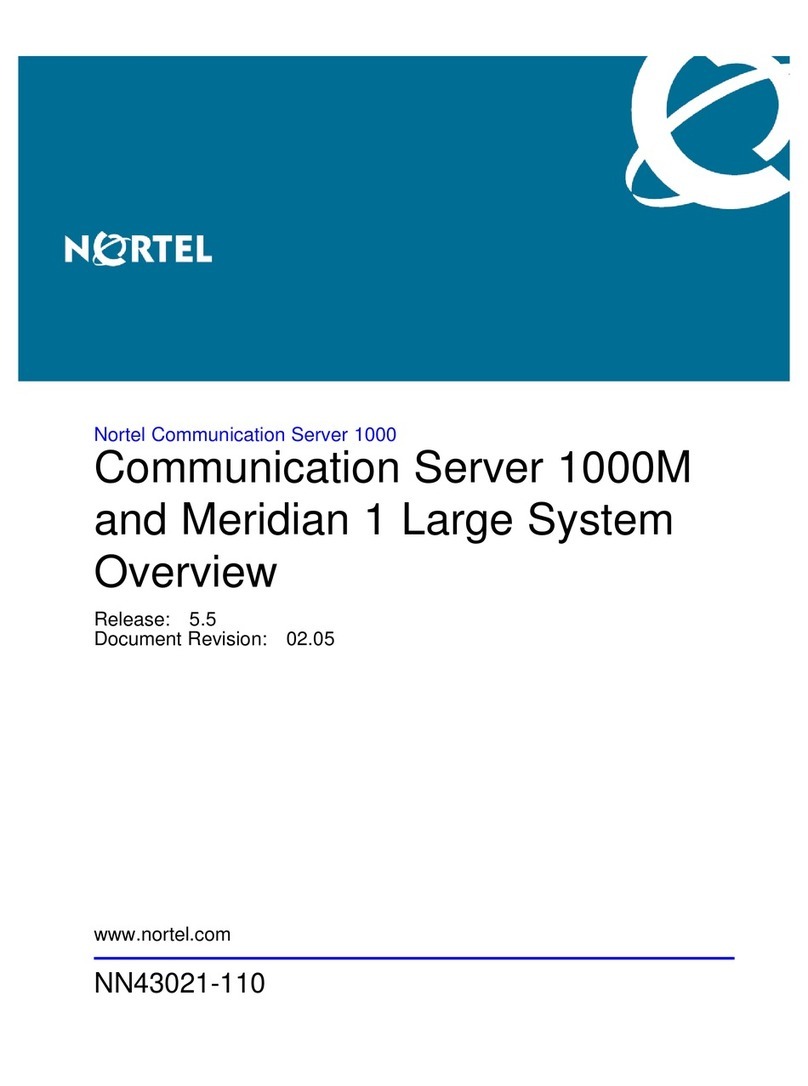 Nortel Succession 1000M Installation guide
