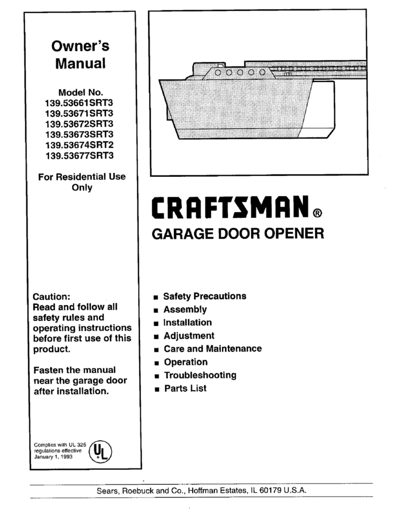 Craftsman 139.53661SRT3 owner's manual