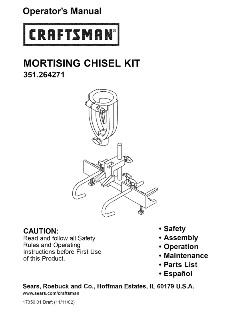 Craftsman 351.264271 Operator's manual