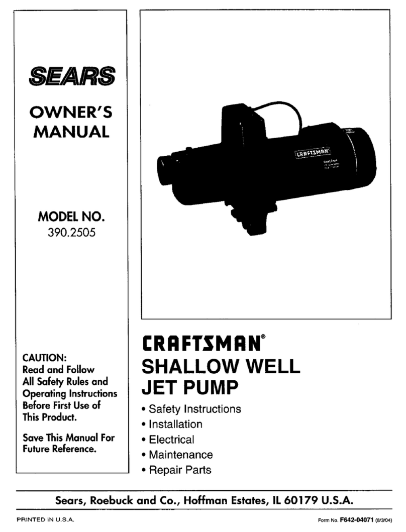 Craftsman 390.2505 owner's manual