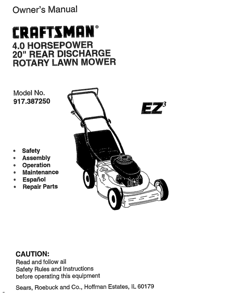 Craftsman EZ3 917.387250 owner's manual