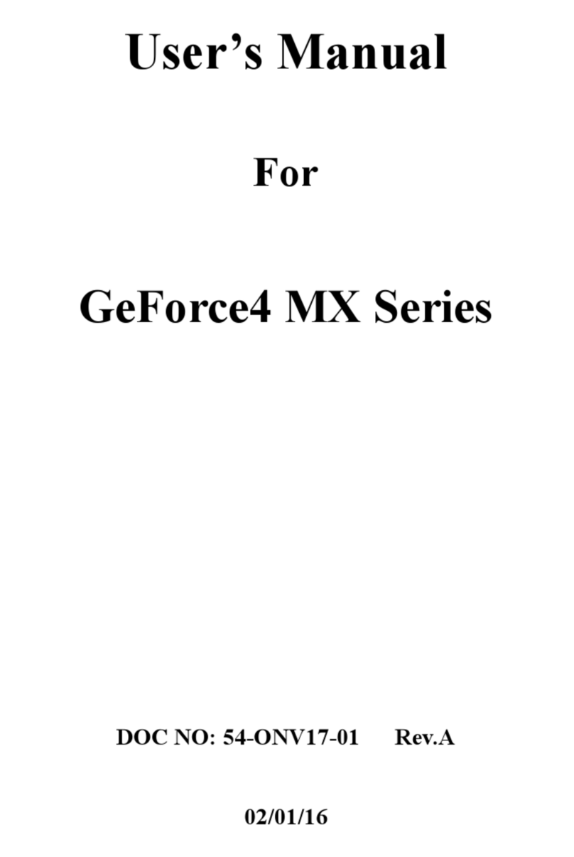Nvidia GeForce MX Series User manual