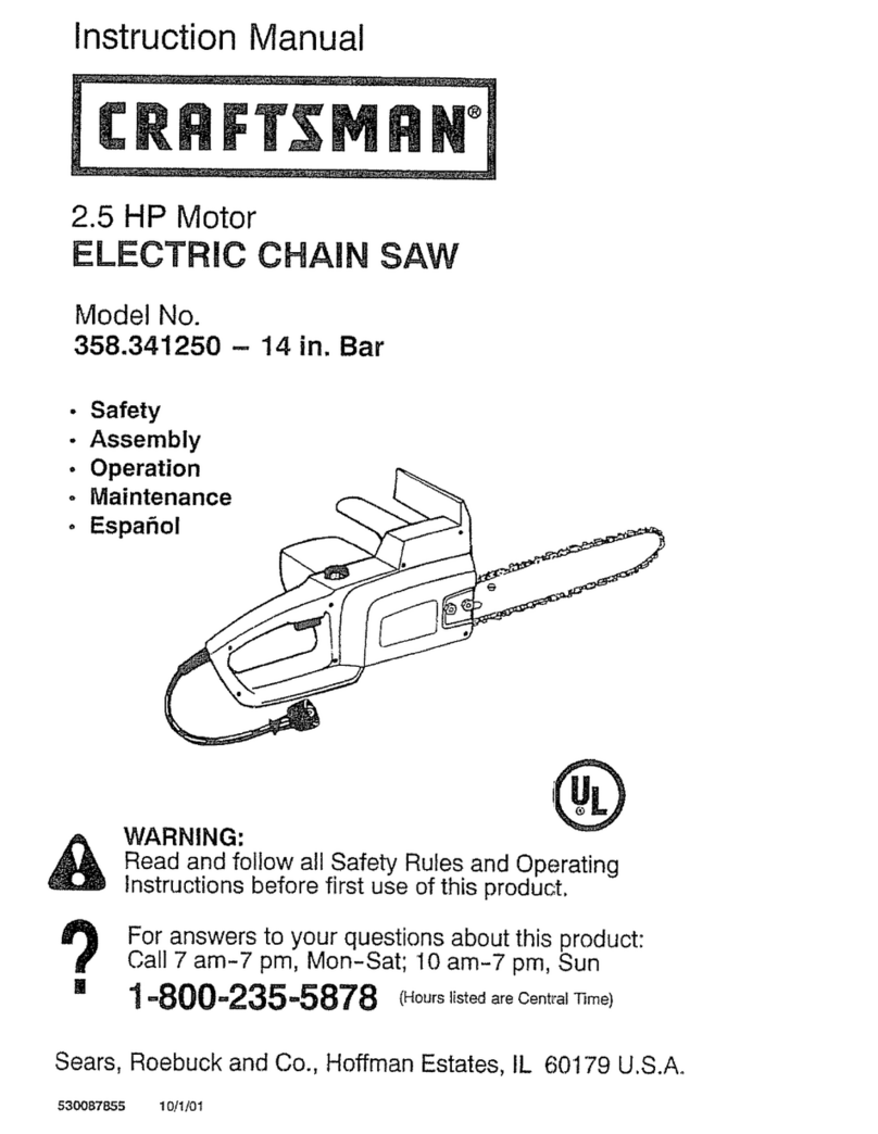 Craftsman 358.341250 User manual