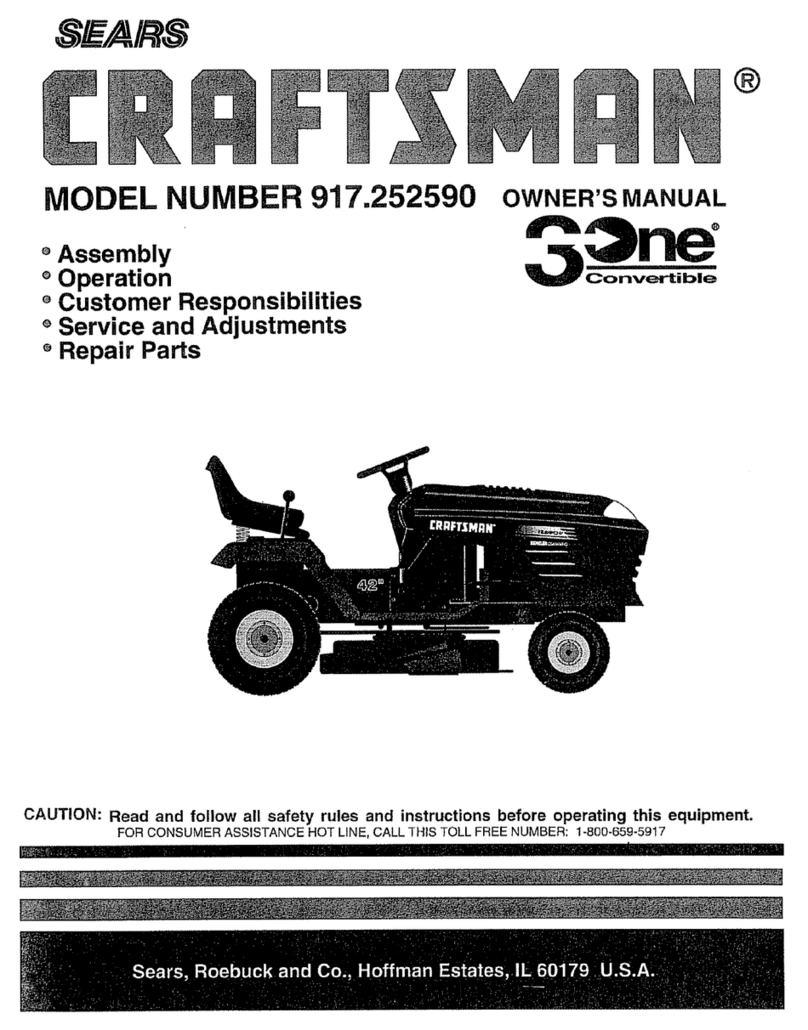 Craftsman 3One 917.252590 owner's manual
