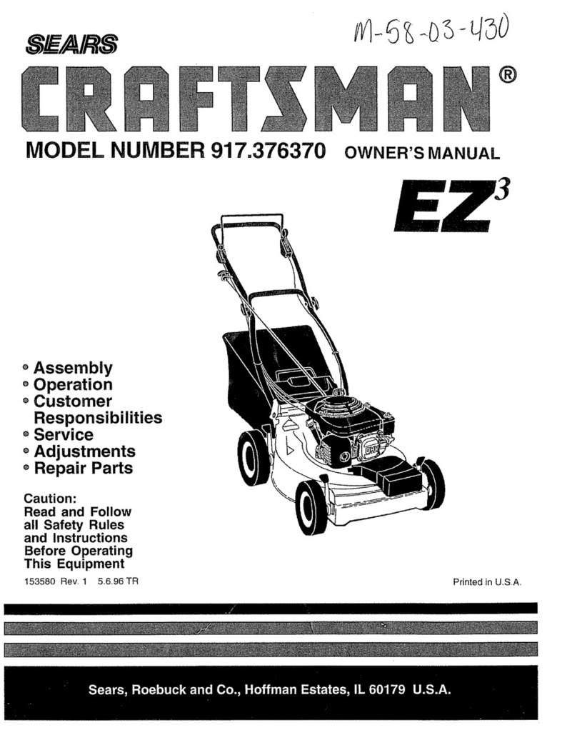 Craftsman EZ3 917.376370 User manual