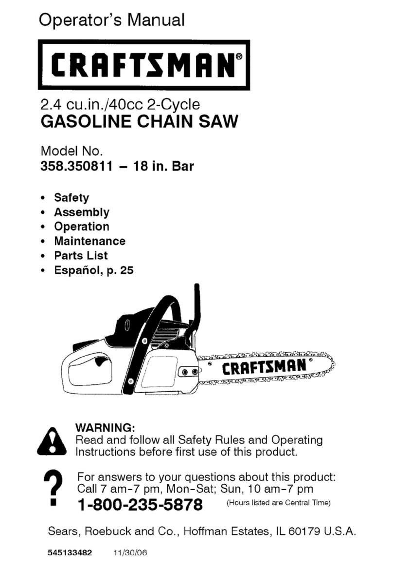 Craftsman 358.350811 User manual