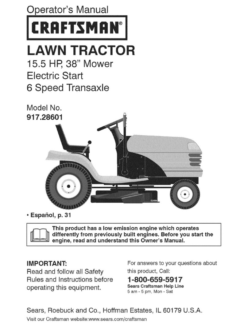 Craftsman 917.28601 User manual