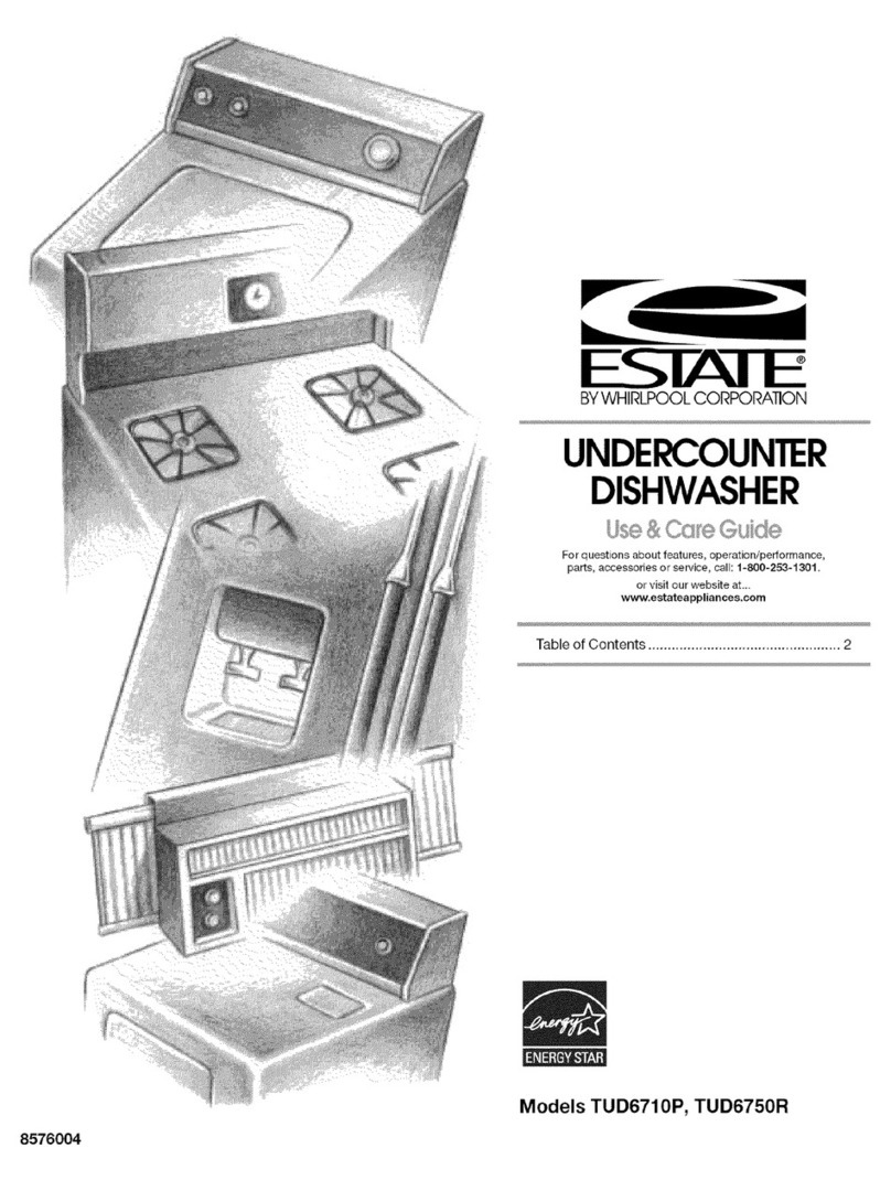 Estate TUD6710PB2 Use & care guide