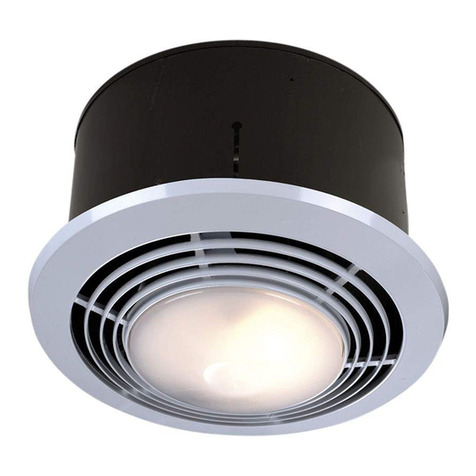 NuTone Heat-A-Ventlite 9093WH User manual