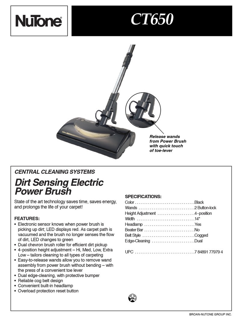 NuTone CT650 Specifications