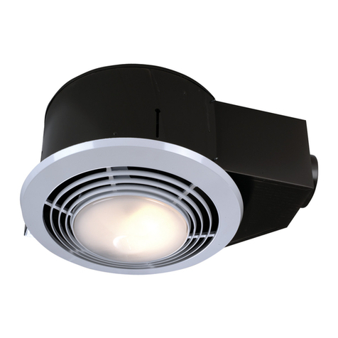 NuTone Heat-A-Ventlite QT-9093 Series User manual