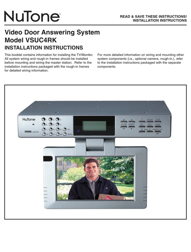 NuTone VSUC4RK installation instructions