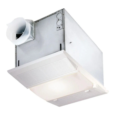 NuTone HEAT-A-VENTLITE 9965 installation instructions