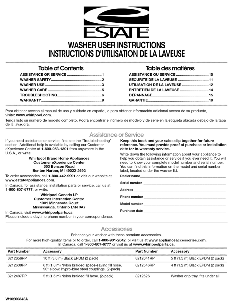 Estate ETW4100SQ2 User manual
