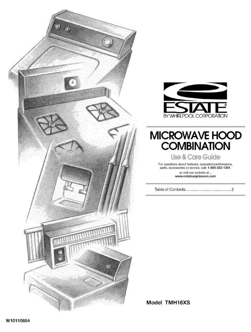 Estate TMH16XSD1 Use & care guide