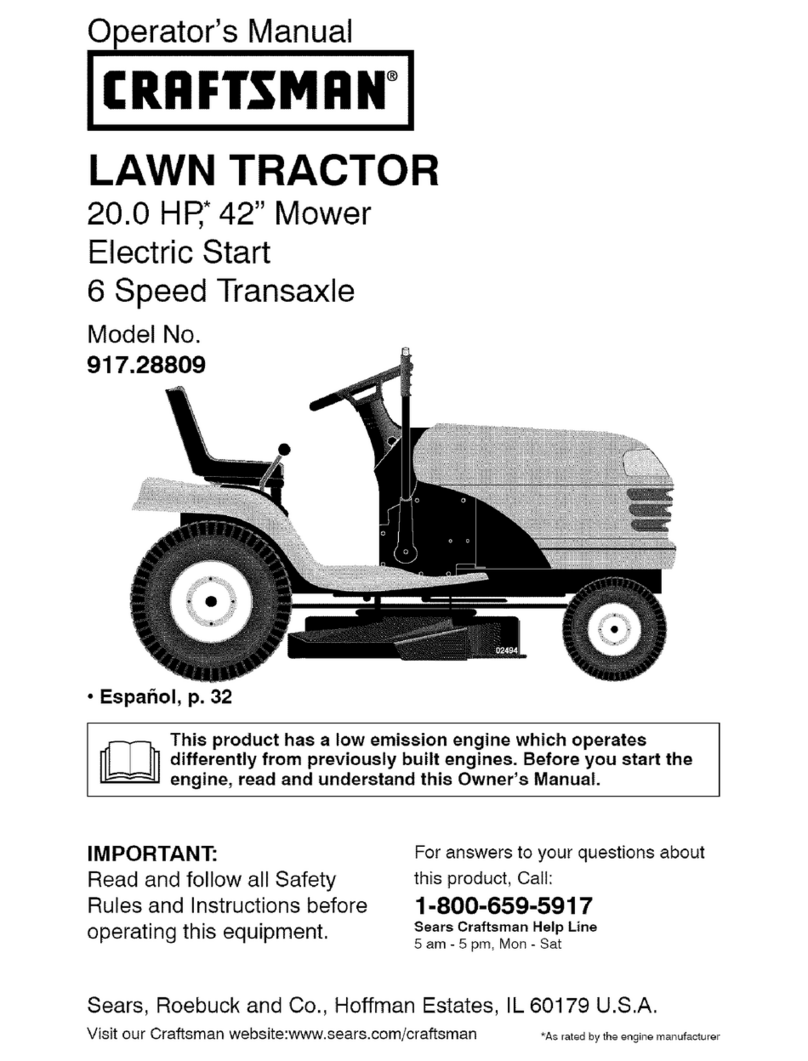 Craftsman 917.28809 Operator's manual