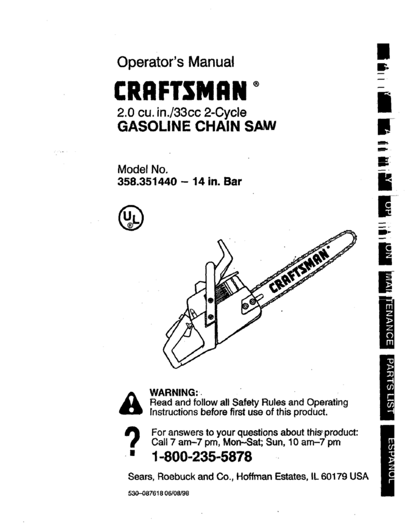 Craftsman 358.351440 User manual