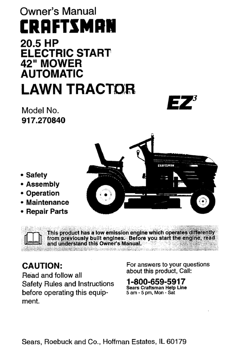 Craftsman EZ3 917.270840 owner's manual