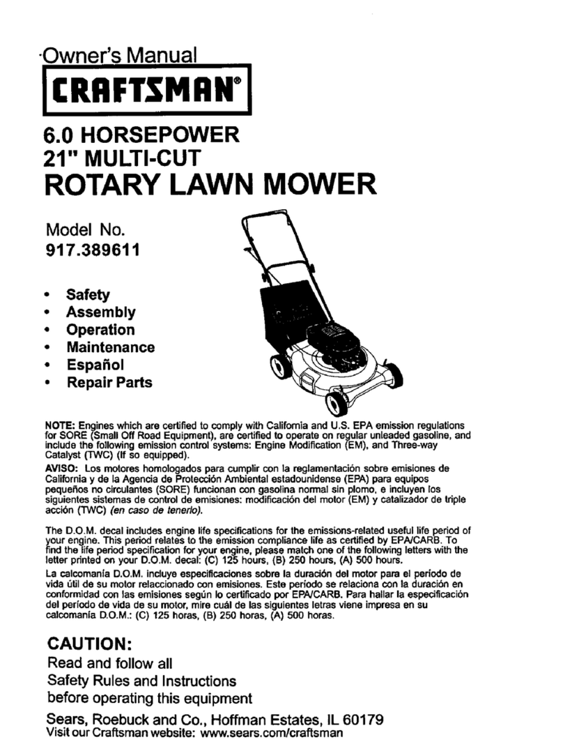 Craftsman 917.389611 owner's manual