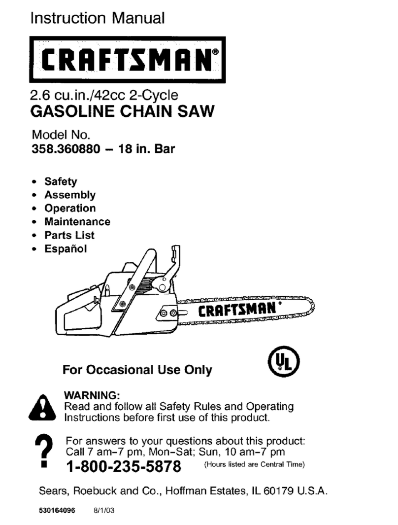 Craftsman 358.360880 User manual