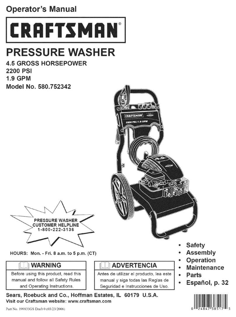 Craftsman 580.752342 User manual Craftsman 580.752342 User manual