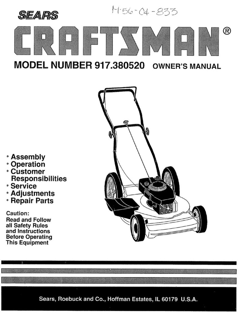Craftsman 917.380520 owner's manual