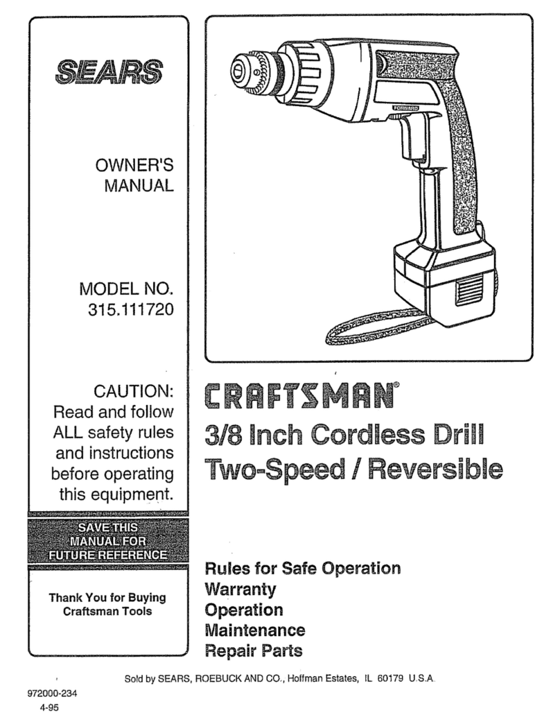 Craftsman 315.111720 owner's manual Craftsman 315.111720 owner's manual