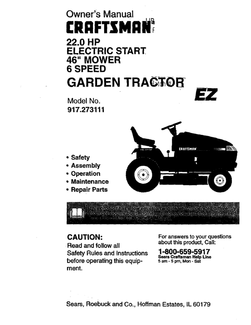 Craftsman EZ 917.273111 User manual
