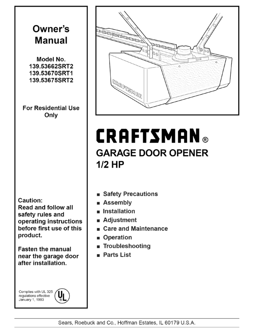 Craftsman 139.53662SRT2 owner's manual