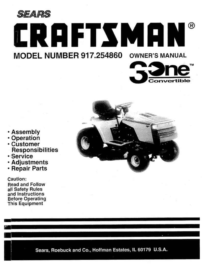 Craftsman 3One 917.254860 User manual