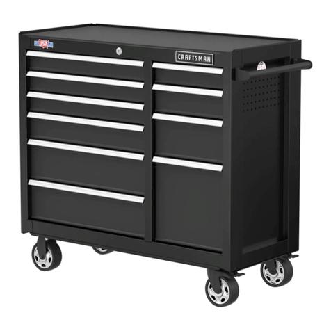 Craftsman Professional Series Chests and Roller... Operator's manual