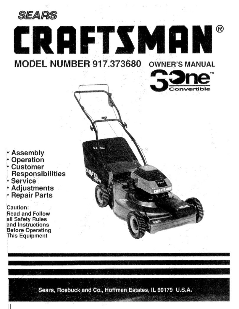 Craftsman 3One 917.373680 owner's manual