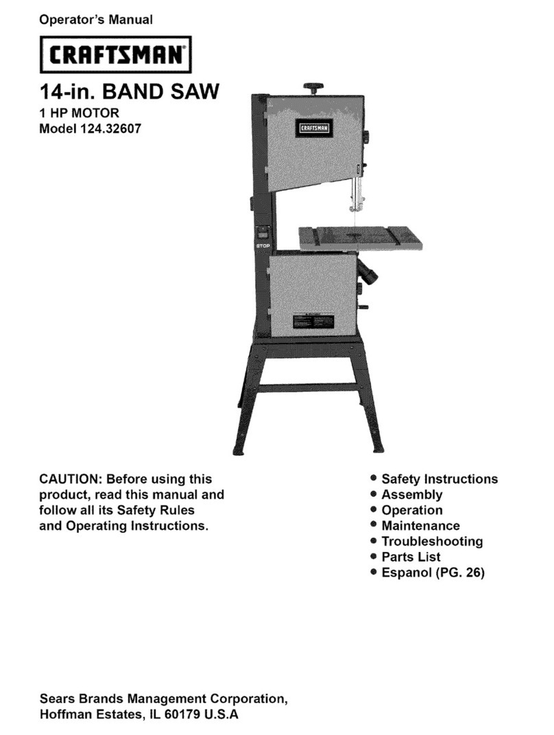 Craftsman 124.32607 Operator's manual