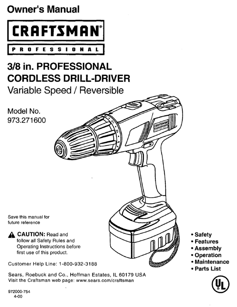 Craftsman 973.271600 User manual