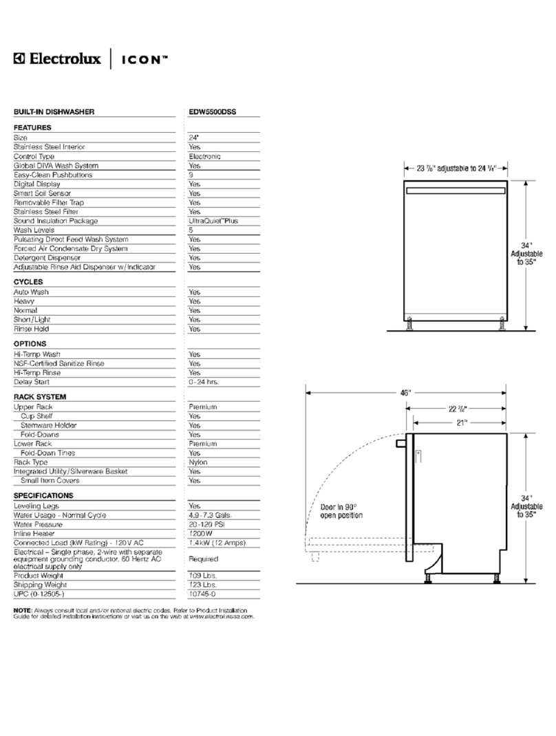 Electrolux ICON EDW5500DSS0 User manual