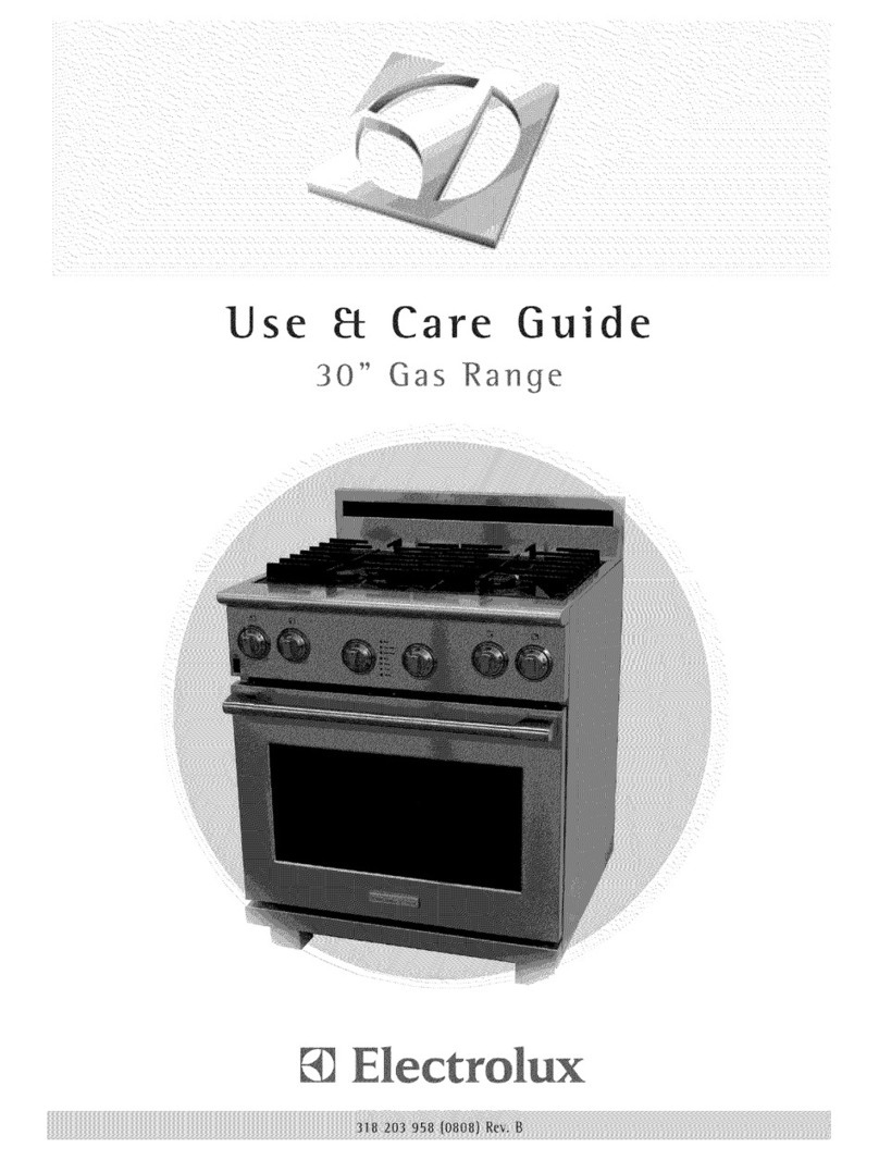 Electrolux E30GF74HPS1 Use & care guide