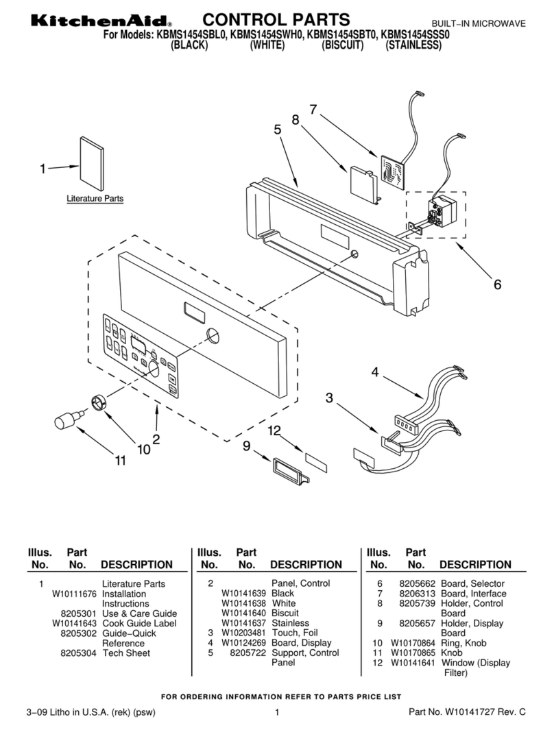 KitchenAid KBMS1454SBL0 parts list