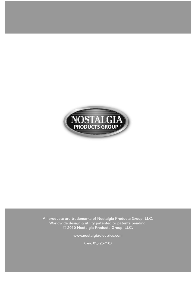Nostalgia Electrics CCP-200 Quick guide