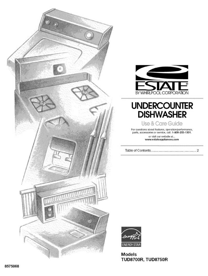 Estate TDU8750R Use & care guide
