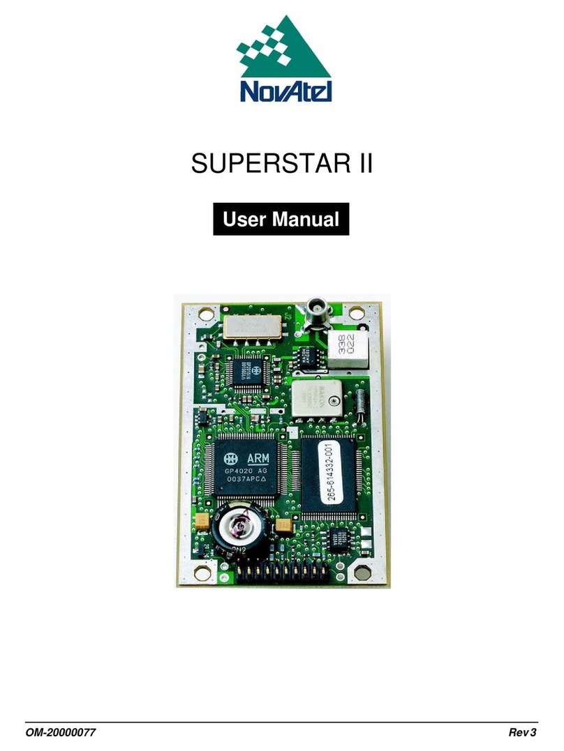 Novatel SUPERSTAR II OM-20000077 User manual