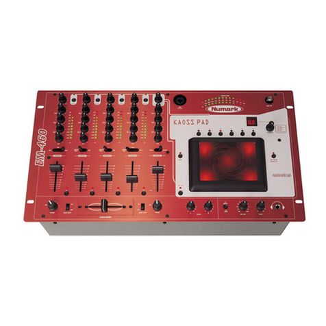 Numark EM460 owner's manual