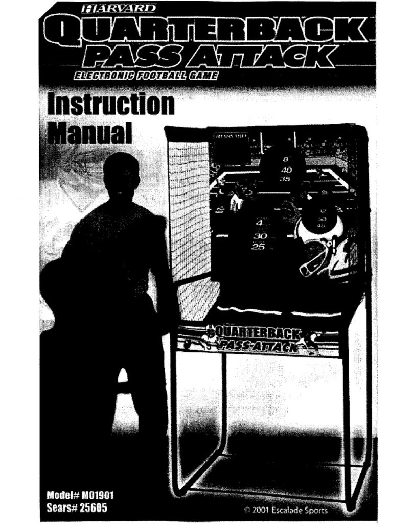 ESCALADE Quarterback Pass Attack M01901 instruction manual ESCALADE Quarterback Pass Attack M01901 instruction manual