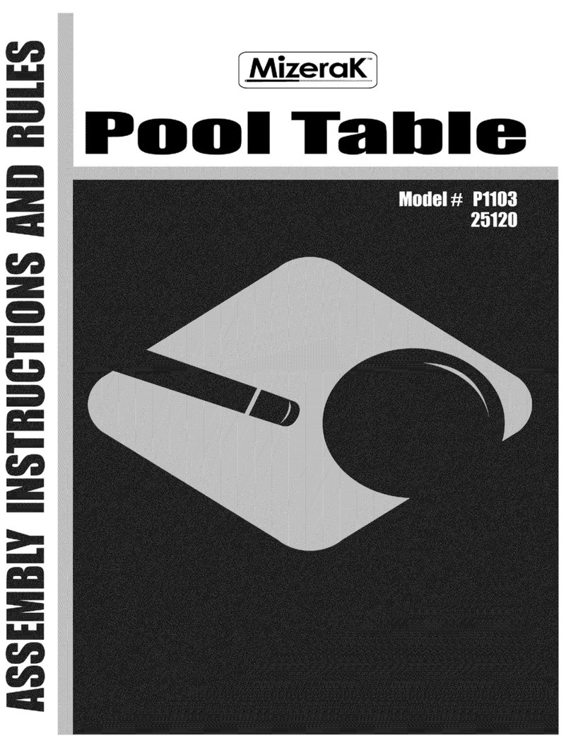 ESCALADE Mizerak 25120 Assembly instructions and rules