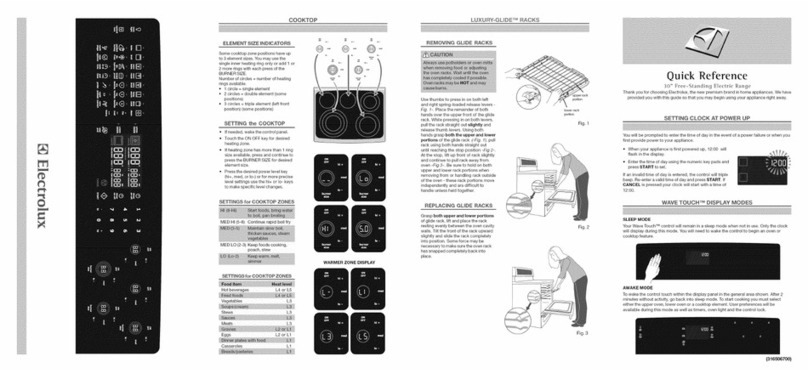 Electrolux CEW30EF6GWA User manual