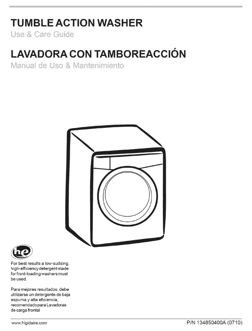 Electrolux STF7000FS0 Use & care guide