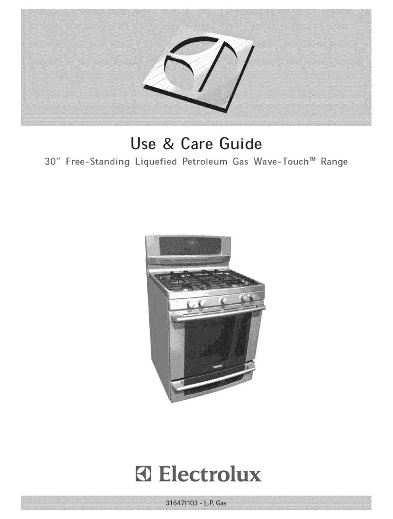 Electrolux Wave-Touch EW3LGF65GBD Use & care guide