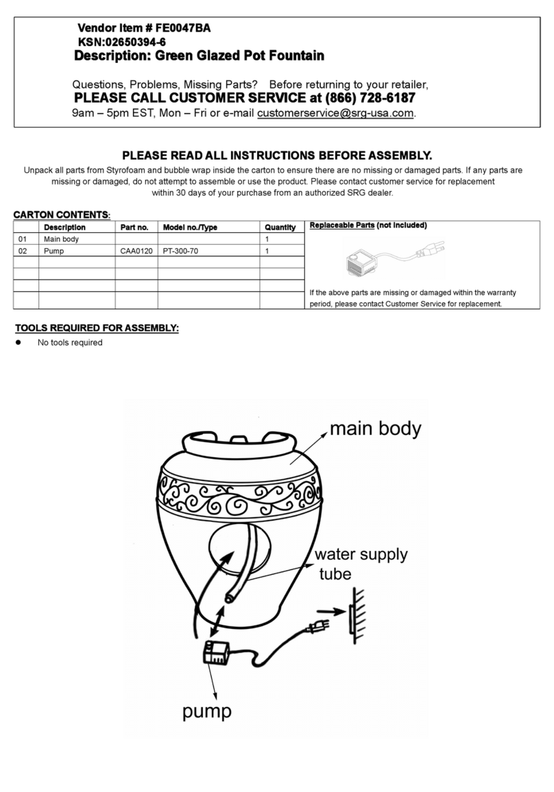 Essential Garden FE0047BA User manual