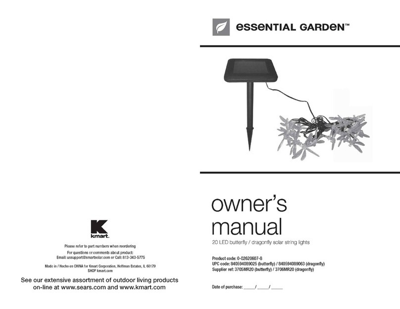 Essential Garden 3705MR20 owner's manual Essential Garden 3705MR20 owner's manual