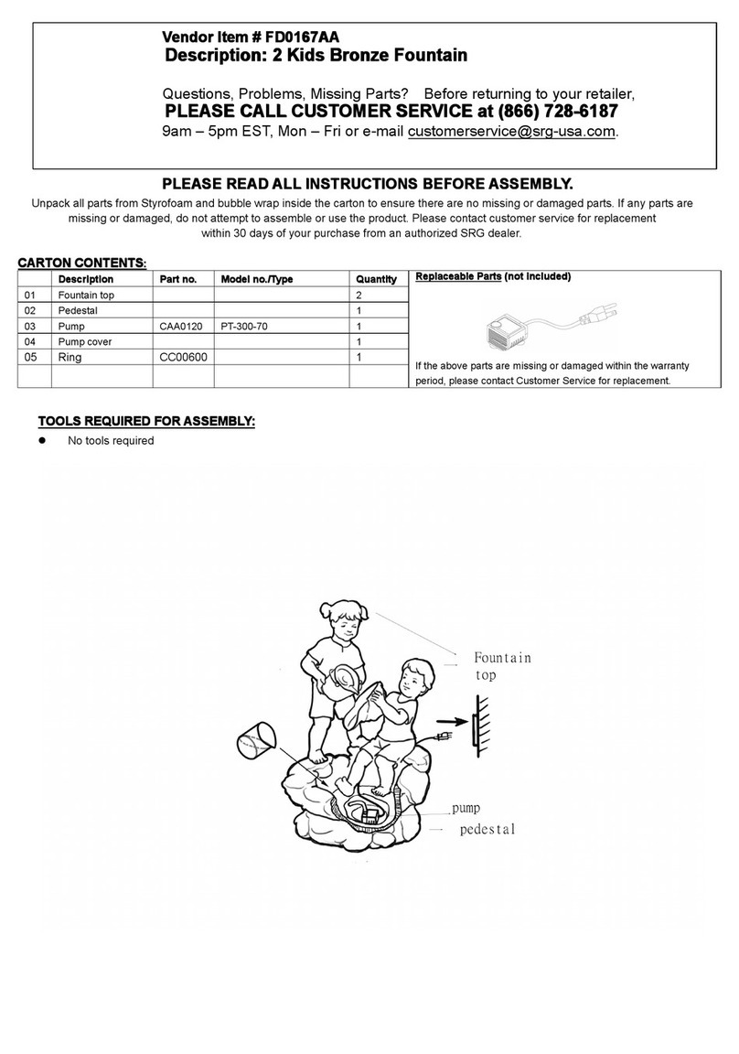 Essential Garden FD0167AA owner's manual